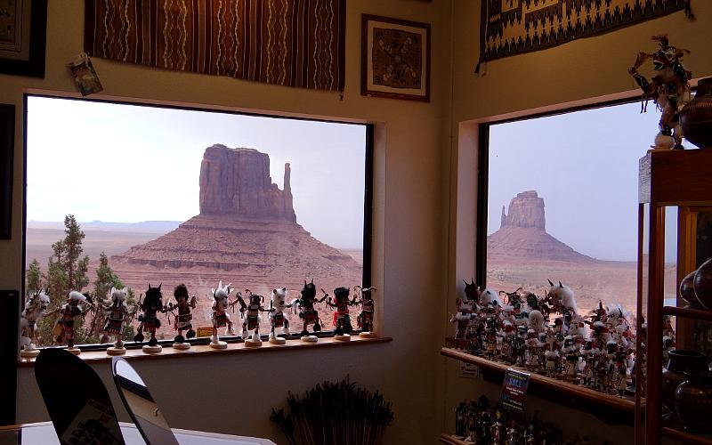 Kachina Dolls in The View Trading Post - Monument Valley Navajo Tribal Park