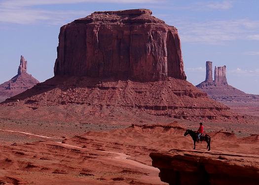 Merrick Butte on Monument Valley from John Ford's Point/