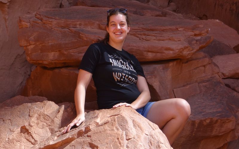 Mary Lipp in Monument Valley