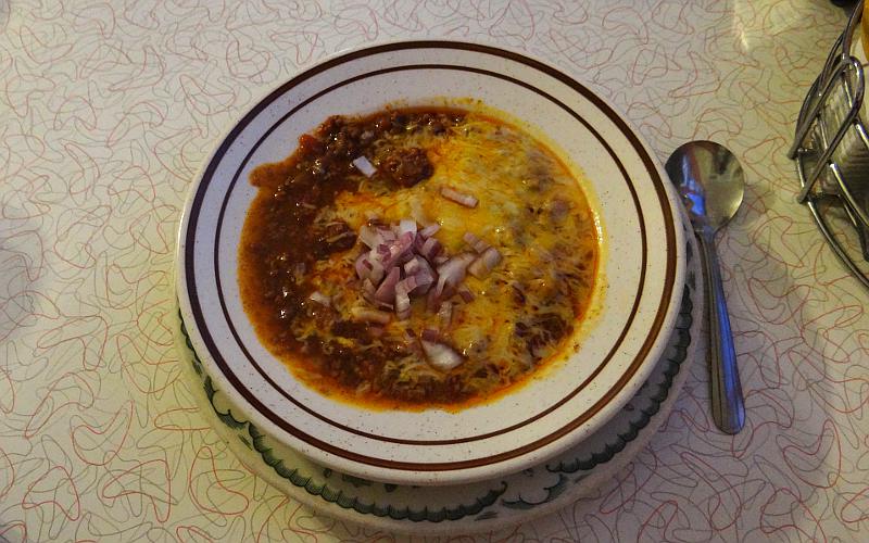 Mr D'z Route 66 Diner chili